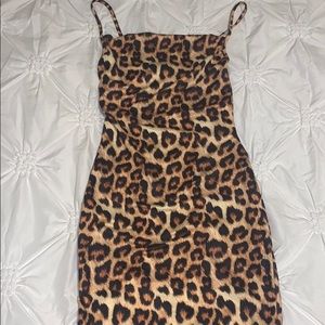 Leopard print dress